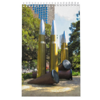Calendario Memorial Vintage de Hyde Park de Sydney