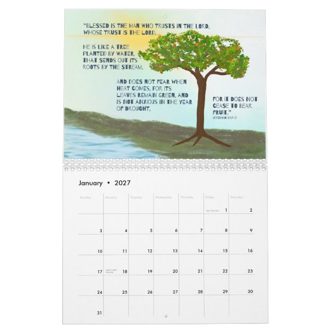 Calendario mensual de 2024 (Jan 2027)