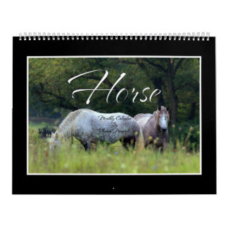 Calendario Mensual de Caballos por Thomas Minutolo