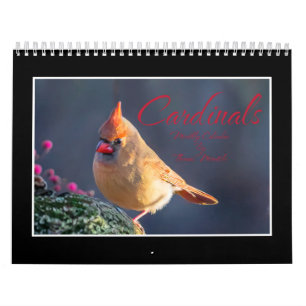 Calendario mensual de cardenales
