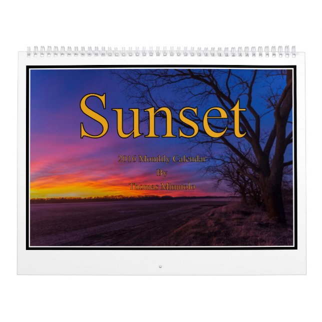 Calendario mensual de la puesta del sol de Tom (Tapa)