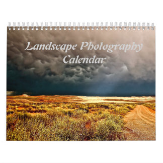 Calendario mensual de paisajes de parques nacional