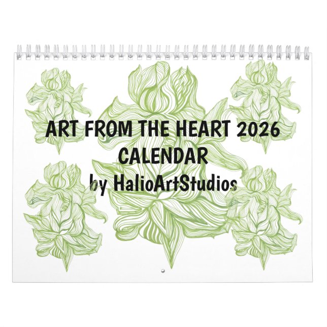 Calendario mensual de pared 2026 (Tapa)