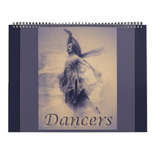 Calendario mensual de pared Dancers Reimagined