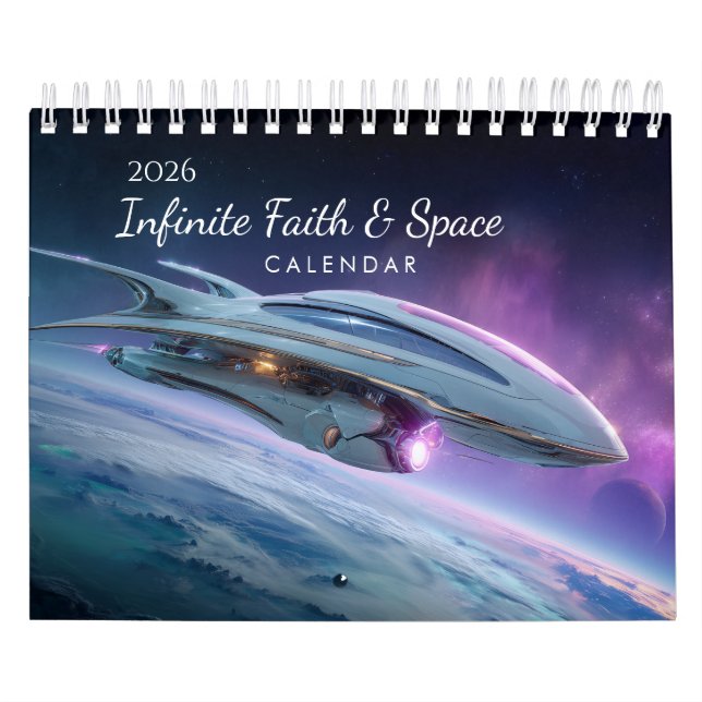 Calendario mensual de pared Espacio Verso Bíblico  (Tapa)