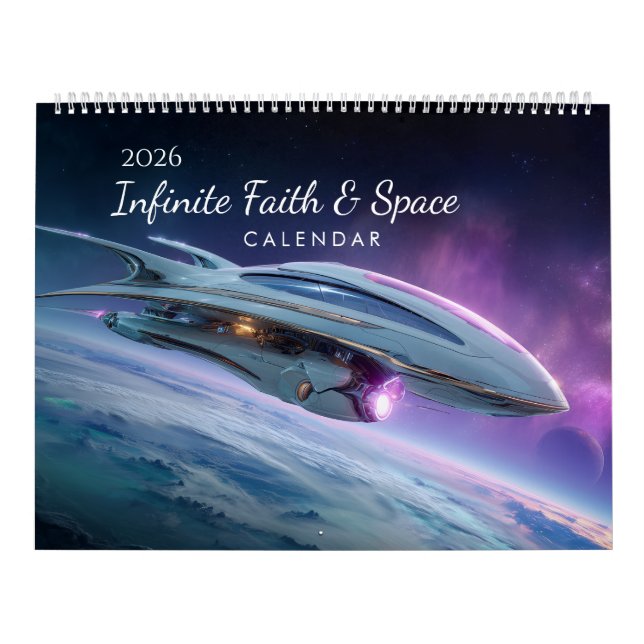 Calendario mensual de pared Espacio Verso Bíblico  (Tapa)