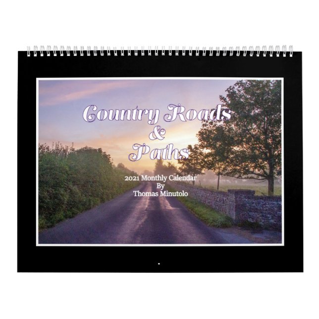 Calendario mensual de rutas y rutas de campo (Tapa)