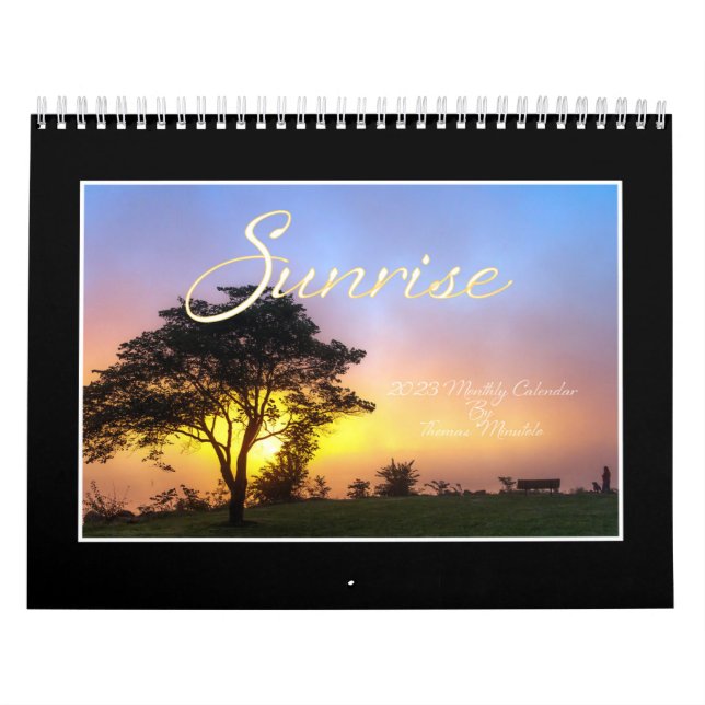 Calendario Mensual Del Amanecer 2023 De Thomas Min (Tapa)