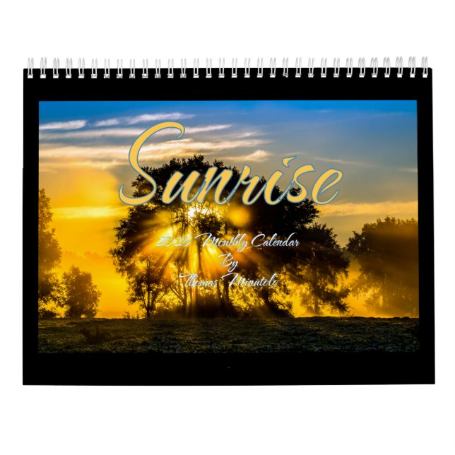 Calendario Mensual Del Amanecer 2026 De Thomas Min (Reverso)