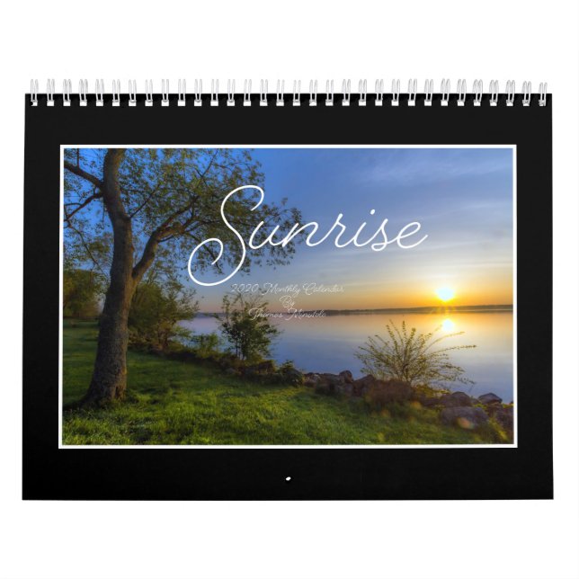 Calendario Mensual Sunrise 2020 De Tom Minutolo (Tapa)