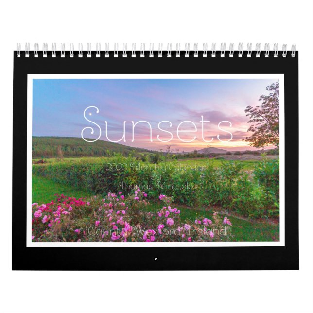 Calendario Mensual Sunsets 2020 De Tom Minutolo (Tapa)