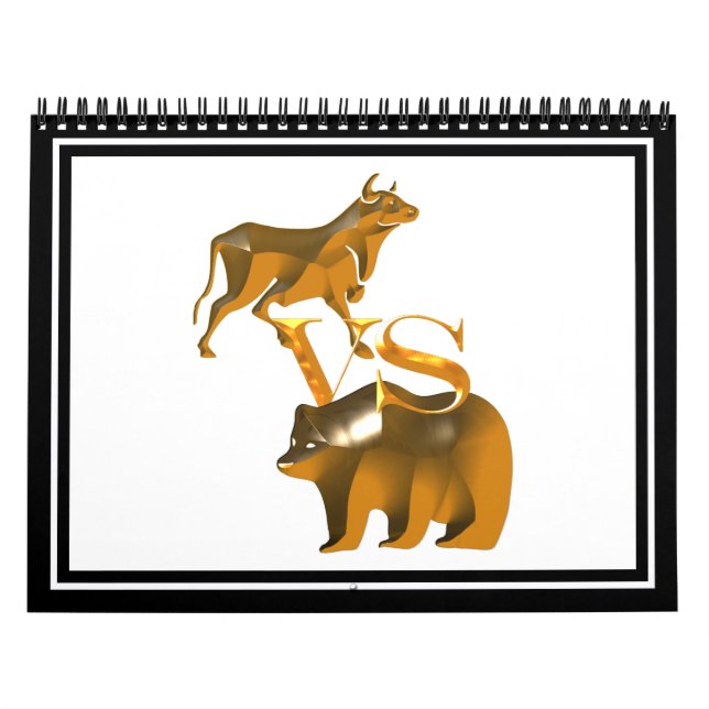 Calendario Mercado alcista vs. mercado de osos (Tapa)