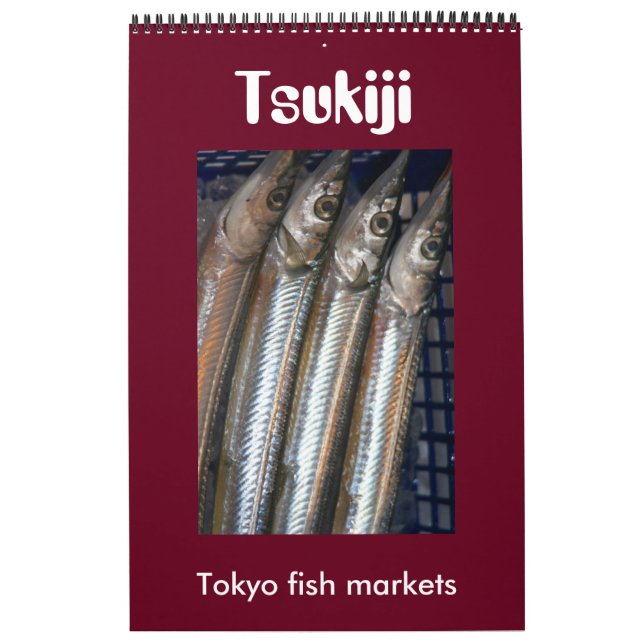 Calendario mercados de pescado de tsukiji (Tapa)