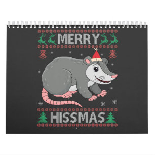 Calendario Merry Hissmas Graciosa Nochebuena Sweater Opossum 