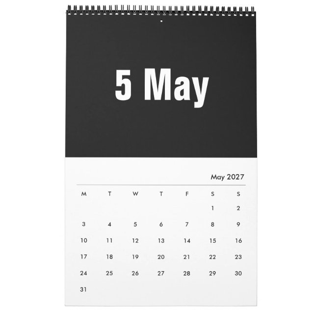Calendario Meses en blanco ~ 2025 (May 2027)