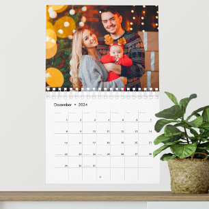 Calendario Mezcla de mosaico de fotos Collage Familia 2025