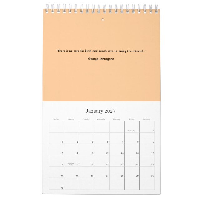 Calendario Mi año 2008 (Jan 2027)