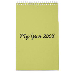 Calendario Mi año 2008