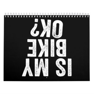 Calendario ¿Mi Bicicleta Está Bien Gracioso Regalo Para Los B
