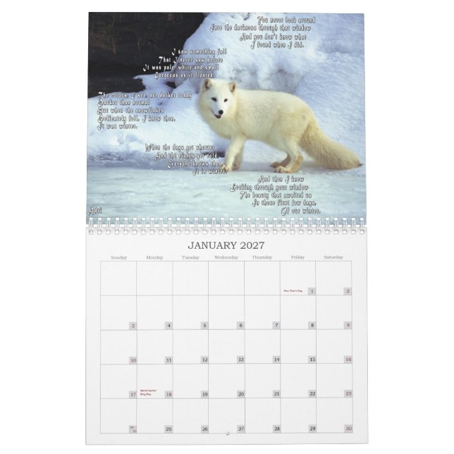 Calendario Mi escríbale 2008 la versión estacional del (Jan 2027)