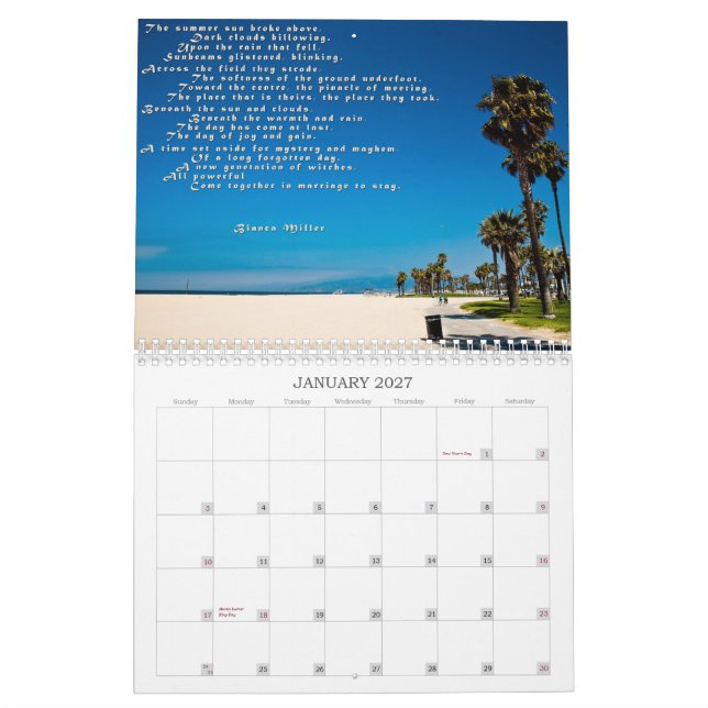 Calendario Mi escríbale 2008 la versión estacional del (Jan 2027)