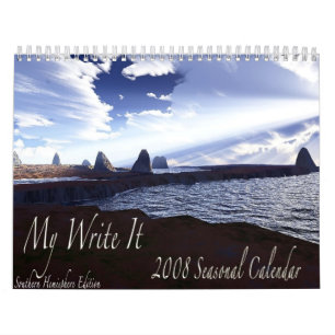 Calendario Mi escríbale 2008 la versión estacional del