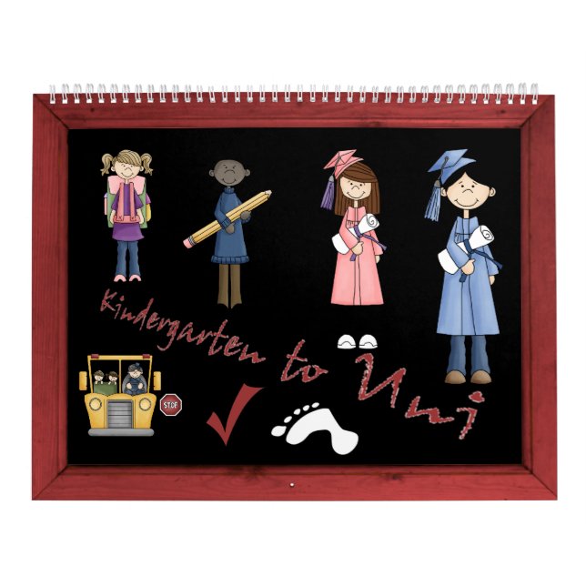 Calendario Mi libro de la memoria de los años escolares (Tapa)