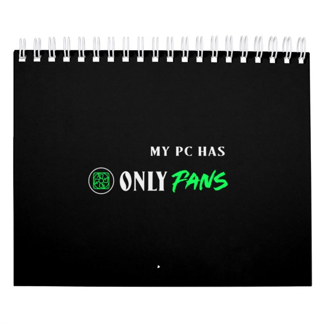 Calendario Mi PC sólo tiene ventiladores (Tapa)