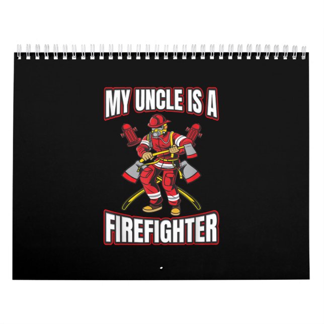 Calendario Mi Tío Es Un Bombero. (Tapa)