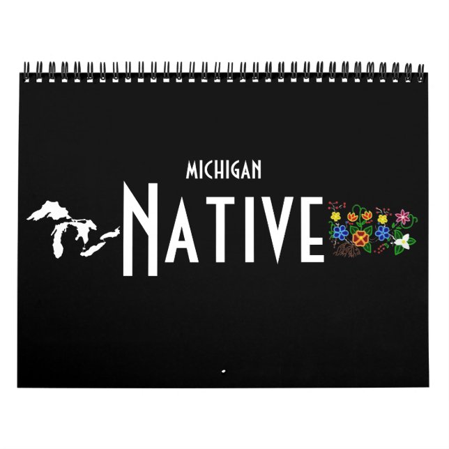 Calendario Michigan Anishinaabee Native American Calendar (Tapa)