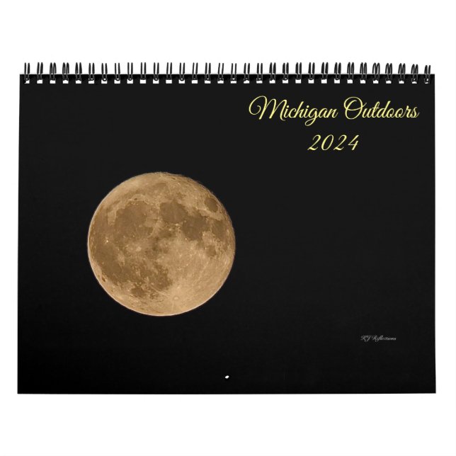 Calendario Michigan Outdoor 2024 (Tapa)