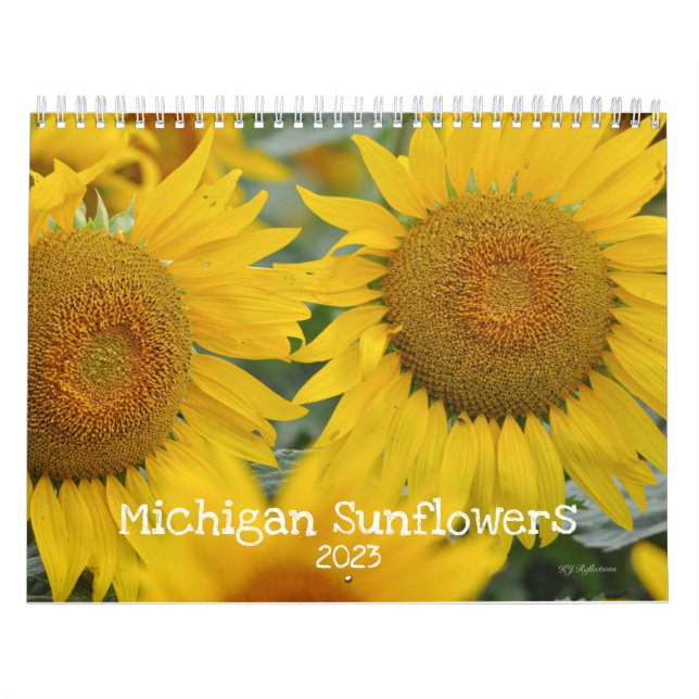 Calendario Michigan Sunflowers (Tapa)