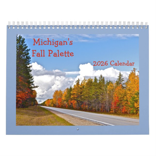 CALENDARIO "MICHIGAN'S FALL PALETTE" 2025 (Tapa)