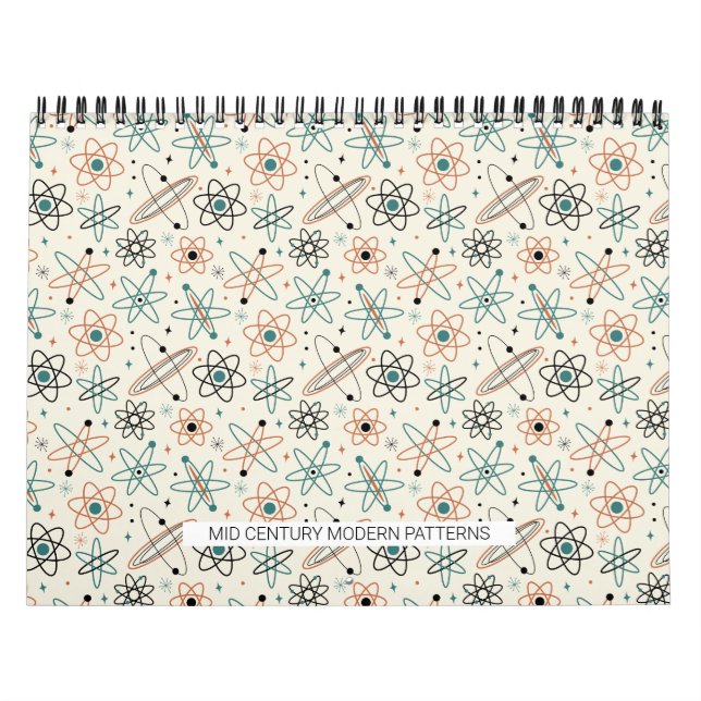 Calendario Mid Century Modern Patterns #1 Original Art Retro (Tapa)