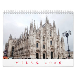 Calendario Milan 2026 calendar