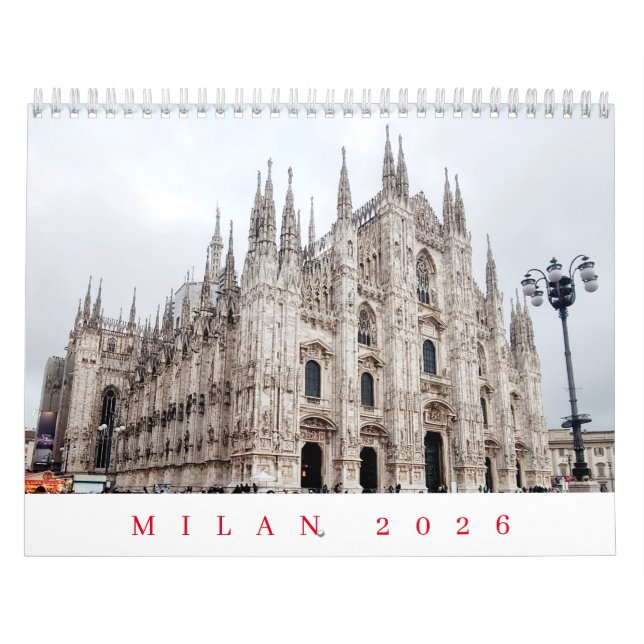 Calendario Milan 2026 calendar (Tapa)
