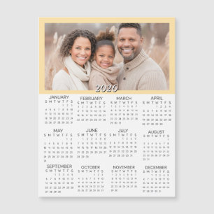 Calendario Mini de Fotos Personalizadas 2026