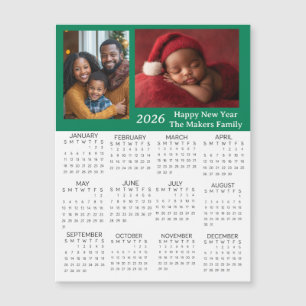 Calendario Mini de Fotos Personalizadas 2026