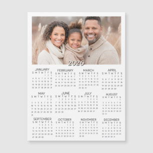 Calendario Mini de Fotos Personalizadas 2026