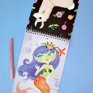 Calendario Mini Ilustrado de Daydream