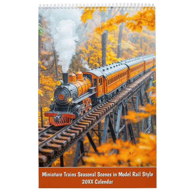 Calendario Miniature Trains 2026 Calendar – Seasonal Scenes i (Tapa)