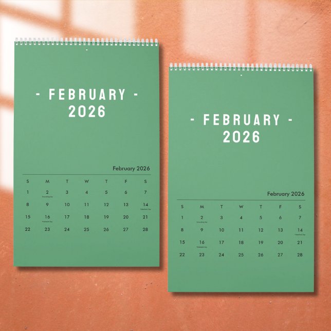 Calendario Minimalist Elegant Photo Quote Calendar 2026 (Subido por el creador)