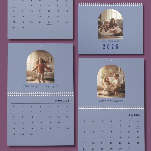 Calendario Minimalist Elegant Photo Quote Calendar 2026 (Subido por el creador)