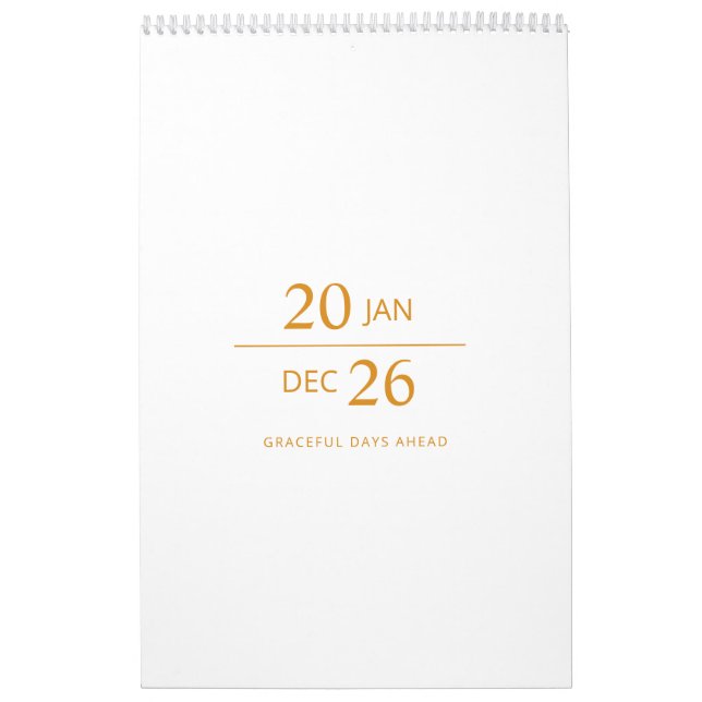 Calendario Minimalist Modern Elegant 2026 Calendar (Tapa)