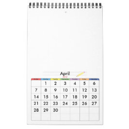 Calendario Minimalista  AÑO/TAMAÑO/COLOR/DISEÑO CU