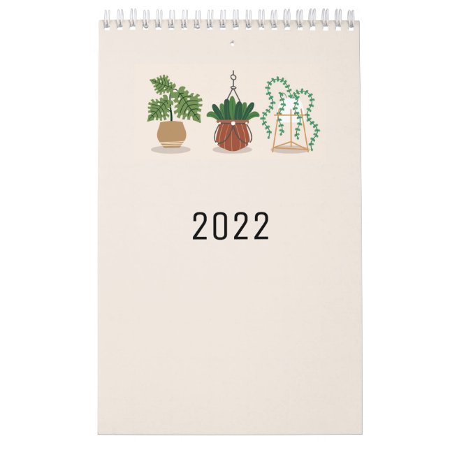 Calendario Mínimo De Diseño 2022 Con Instalaciones (Tapa)