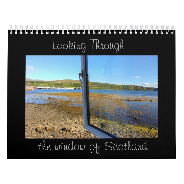 Calendario Mirando a través de la ventana de Escocia (Tapa)