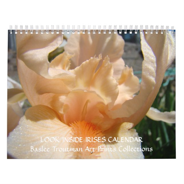 CALENDARIO MIRAR DENTRO IRIS Iris Flowers (Tapa)