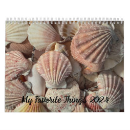 Calendario Mis cosas favoritas 2024