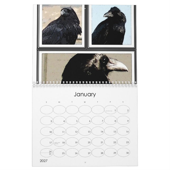 Calendario místico del cuervo 2013 (Jan 2027)
